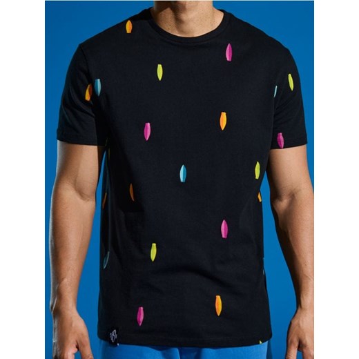 Sinsay - Koszulka z nadrukiem - czarny ze sklepu Sinsay w kategorii T-shirty męskie - zdjęcie 172034260