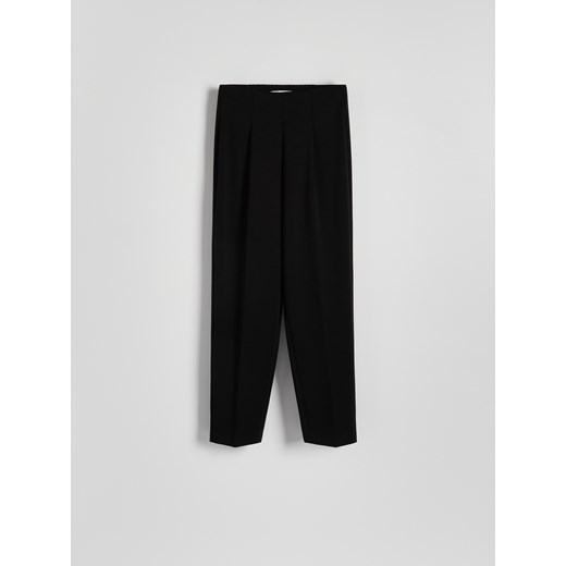 Reserved - Spodnie z kantem - czarny ze sklepu Reserved w kategorii Spodnie damskie - zdjęcie 172035960