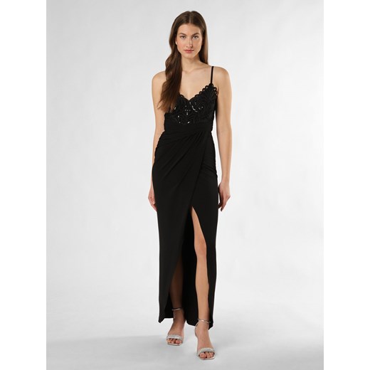 Lipsy Damska sukienka wieczorowa Kobiety czarny jednolity ze sklepu vangraaf w kategorii Sukienki - zdjęcie 172046140