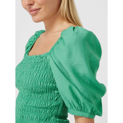 Bluzka z prostokątnym dekoltem model ‘Amalie’ — marszczona S wyprzedaż Peek&Cloppenburg 