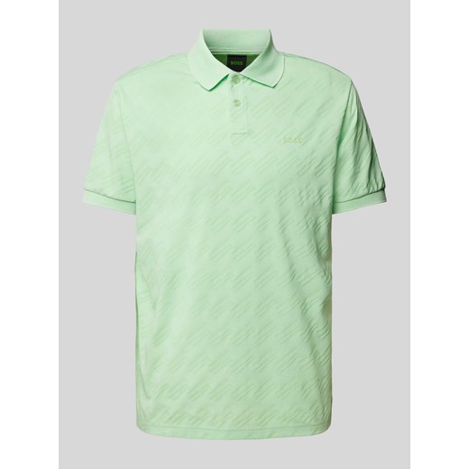 Koszulka polo o kroju regular fit ze wzorem na całej powierzchni model ‘Pirax’ ze sklepu Peek&Cloppenburg  w kategorii T-shirty męskie - zdjęcie 172048243