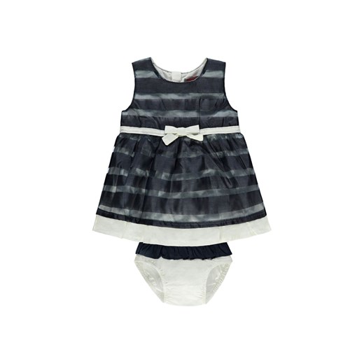 Dziewczęcy komplet składający się z sukienki z krótkim rękawem oraz majtek na pampersa ze sklepu 5.10.15 w kategorii Komplety niemowlęce - zdjęcie 172048274