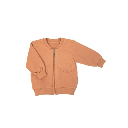 Bawełniana bluza rozpinana w kolorze pomarańczowym ze sklepu 5.10.15 w kategorii Bluzy i swetry - zdjęcie 172048333