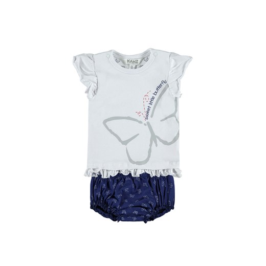 Dziewczęcy komplet bluzka + szorty ze sklepu 5.10.15 w kategorii Komplety niemowlęce - zdjęcie 172048400
