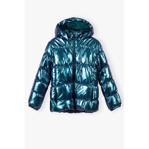 Pikowana kurtka metaliczna dla dziewczynki Lincoln & Sharks By 5.10.15. 146 promocyjna cena 5.10.15