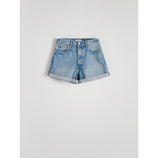 Reserved - Szorty jeansowe - niebieski ze sklepu Reserved w kategorii Szorty - zdjęcie 172049881