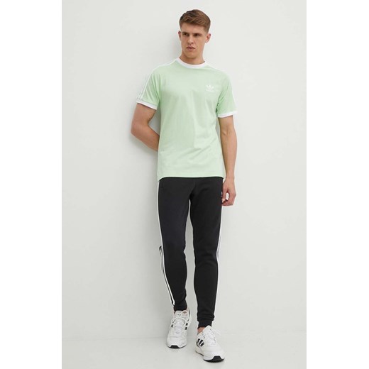 T-shirt męski zielony Adidas Originals z krótkim rękawem