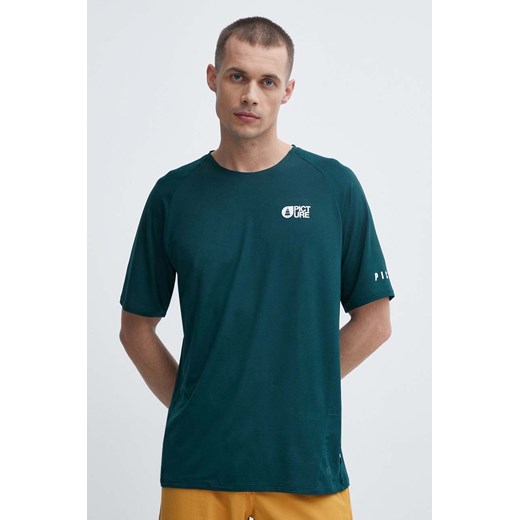 Picture t-shirt sportowy Osborn kolor zielony wzorzysty MTS1077 ze sklepu ANSWEAR.com w kategorii T-shirty męskie - zdjęcie 172051524