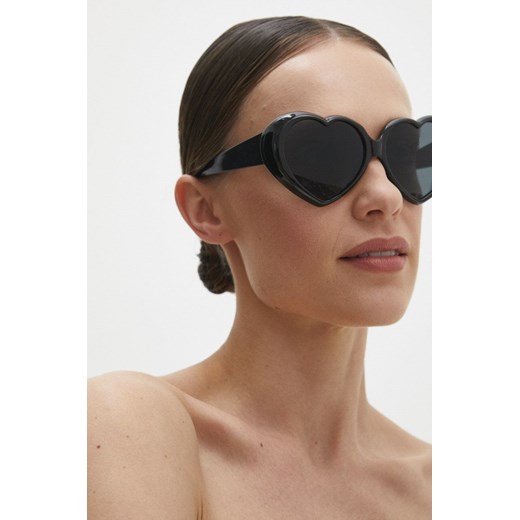 Answear Lab okulary przeciwsłoneczne damskie kolor czarny ze sklepu ANSWEAR.com w kategorii Okulary przeciwsłoneczne damskie - zdjęcie 172051634