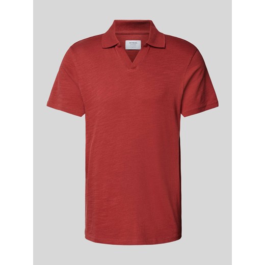 Koszulka polo o kroju regular fit z dekoltem w serek ze sklepu Peek&Cloppenburg  w kategorii T-shirty męskie - zdjęcie 172052981