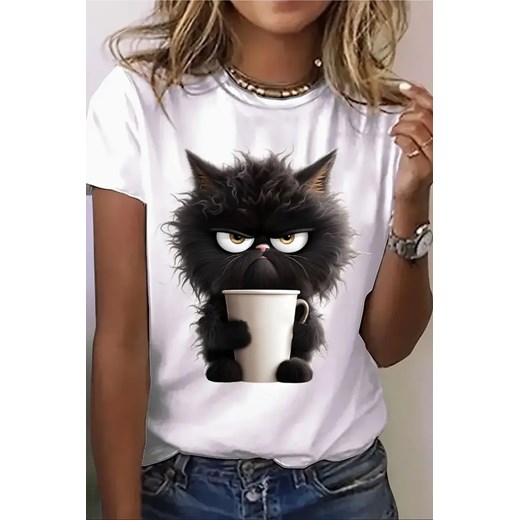 T-shirt ROEMELDA ze sklepu Ivet Shop w kategorii Bluzki damskie - zdjęcie 172055033