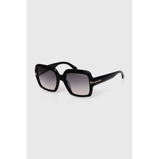 Tom Ford okulary przeciwsłoneczne damskie kolor czarny FT1082_5401B ze sklepu ANSWEAR.com w kategorii Okulary przeciwsłoneczne damskie - zdjęcie 172056322