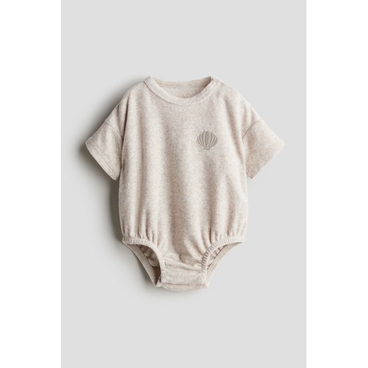 H & M - Kombinezon frotte oversize - Brązowy ze sklepu H&M w kategorii Odzież dla niemowląt - zdjęcie 172056974