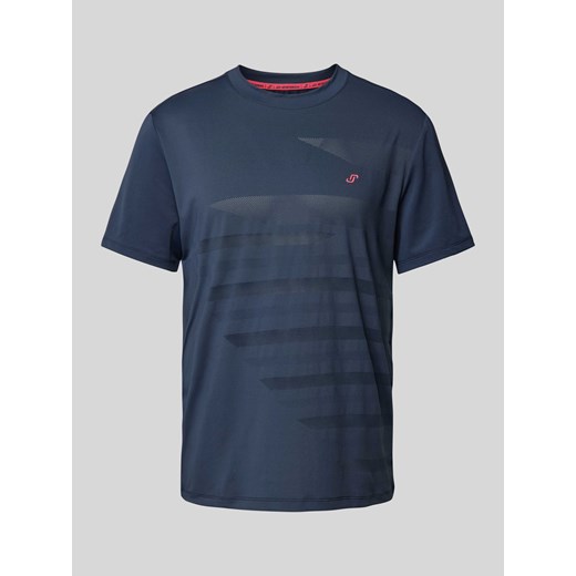 T-shirt z okrągłym dekoltem i detalem z logo ze sklepu Peek&Cloppenburg  w kategorii T-shirty męskie - zdjęcie 172057090