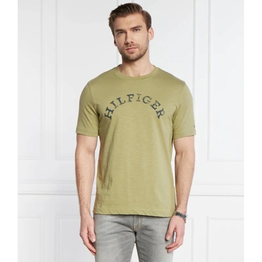 Tommy Hilfiger T-shirt HILFIGER ARCHED TEE | Regular Fit ze sklepu Gomez Fashion Store w kategorii T-shirty męskie - zdjęcie 172057240