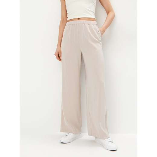Mohito - Szerokie spodnie - beżowy Mohito 40 Mohito
