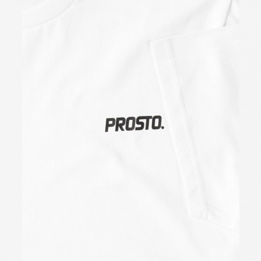Męski t-shirt z nadrukiem Prosto Classh - biały XL Sportstylestory.com