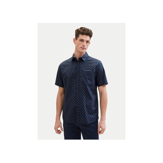 Tom Tailor Koszula 1040138 Granatowy Regular Fit ze sklepu MODIVO w kategorii Koszule męskie - zdjęcie 172060403
