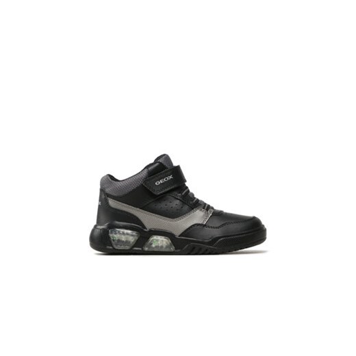 Geox Sneakersy J Illuminus Boy J36GVB 05411 C0005 D Czarny Geox 33 MODIVO wyprzedaż
