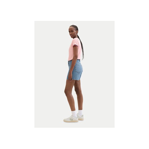 Tom Tailor Denim Szorty jeansowe 1041242 Niebieski Mom Fit Tom Tailor Denim M MODIVO