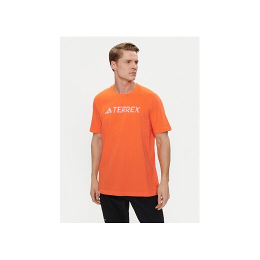 adidas T-Shirt Terrex Classic Logo T-Shirt HY1694 Pomarańczowy Regular Fit ze sklepu MODIVO w kategorii T-shirty męskie - zdjęcie 172061670