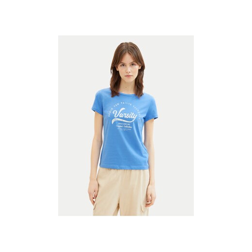 Tom Tailor Denim T-Shirt 1040185 Niebieski Regular Fit ze sklepu MODIVO w kategorii Bluzki damskie - zdjęcie 172061713