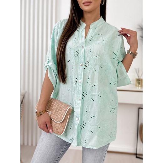 koszula balu zielona uni ze sklepu UBRA w kategorii Koszule damskie - zdjęcie 172062850