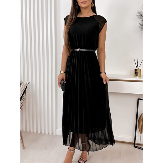 sukienka zyro czarna uni ze sklepu UBRA w kategorii Sukienki - zdjęcie 172062852