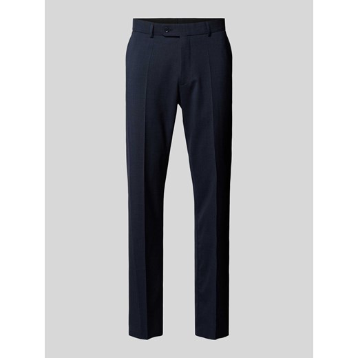Spodnie do garnituru o kroju regular fit z kantami ze sklepu Peek&Cloppenburg  w kategorii Spodnie męskie - zdjęcie 172064411