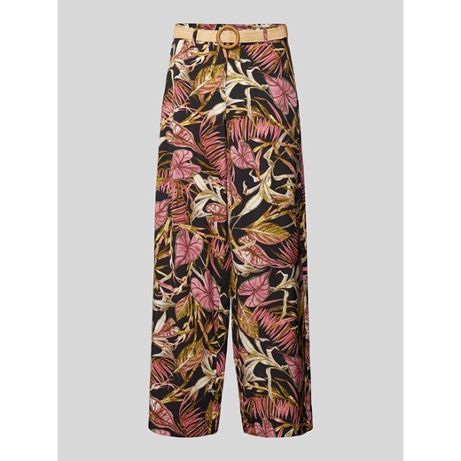 Spodnie materiałowe z kwiatowym wzorem ze sklepu Peek&Cloppenburg  w kategorii Spodnie damskie - zdjęcie 172064511