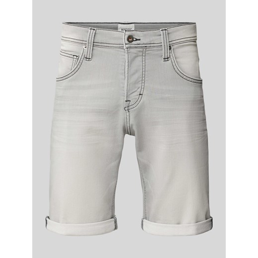 Szorty jeansowe o kroju regular fit z 5 kieszeniami model ‘Chicago’ ze sklepu Peek&Cloppenburg  w kategorii Spodenki męskie - zdjęcie 172064631