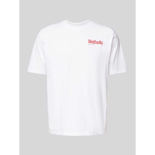 T-shirt z nadrukiem z logo model ‘Retro Logo’ ze sklepu Peek&Cloppenburg  w kategorii T-shirty męskie - zdjęcie 172064652
