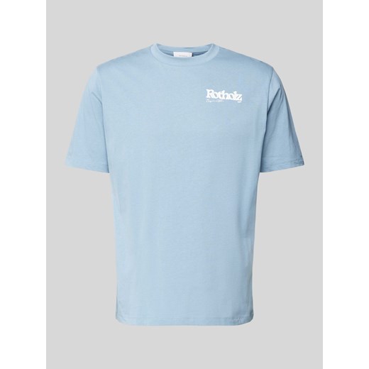 T-shirt z nadrukiem z logo model ‘Retro Logo’ ze sklepu Peek&Cloppenburg  w kategorii T-shirty męskie - zdjęcie 172064673