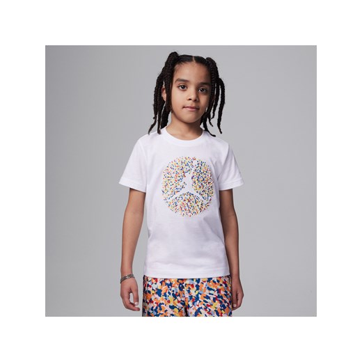 T-shirt dla małych dzieci z nadrukiem Jordan Poolside Jumpman - Biel ze sklepu Nike poland w kategorii Bluzki dziewczęce - zdjęcie 172068443