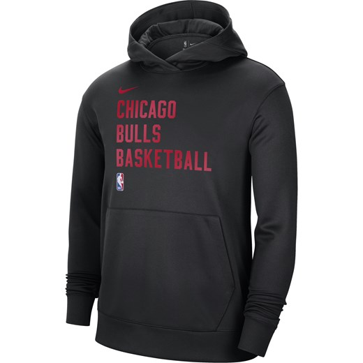 Męska bluza z kapturem Chicago Bulls Spotlight Nike Dri-FIT NBA - Czerń ze sklepu Nike poland w kategorii Bluzy męskie - zdjęcie 172068444
