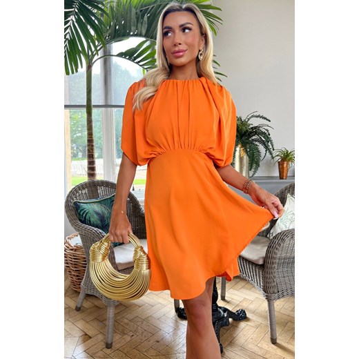 Pomarańczowa sukienka mini o luźnym kroju DA1654, Kolor pomarańczowy, Rozmiar L, AX Paris ze sklepu Primodo w kategorii Sukienki - zdjęcie 172069322