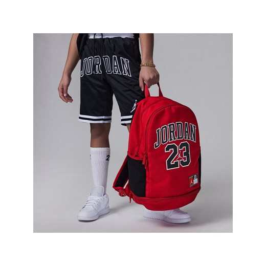 Plecak dla dużych dzieci Jordan Jersey Backpack (27 l) - Czerwony ze sklepu Nike poland w kategorii Plecaki dla dzieci - zdjęcie 172069691