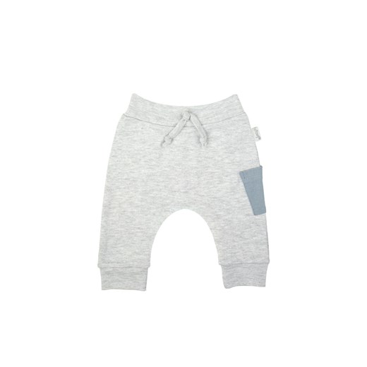 Bawełniane melanżowe spodnie chłopięce ze sklepu 5.10.15 w kategorii Spodnie i półśpiochy - zdjęcie 172069830