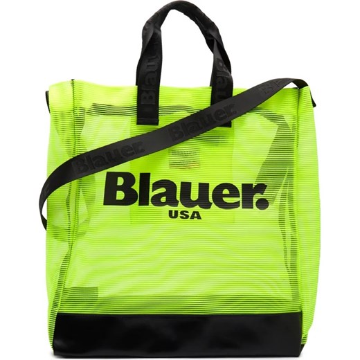 Shopper bag Blauer USA duża matowa na ramię 