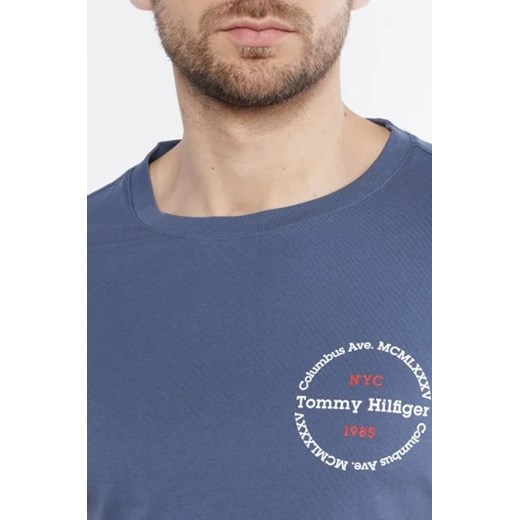 T-shirt męski Tommy Hilfiger bawełniany casual na lato z krótkimi rękawami 