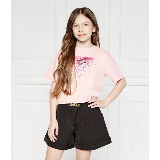 Guess T-shirt | Regular Fit ze sklepu Gomez Fashion Store w kategorii Bluzki dziewczęce - zdjęcie 172071013