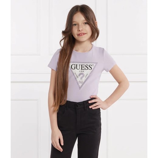 Bluzka dziewczęca fioletowa Guess 