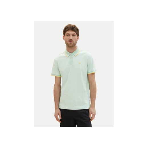 Tom Tailor Polo 1040822 Zielony Regular Fit ze sklepu MODIVO w kategorii T-shirty męskie - zdjęcie 172071514