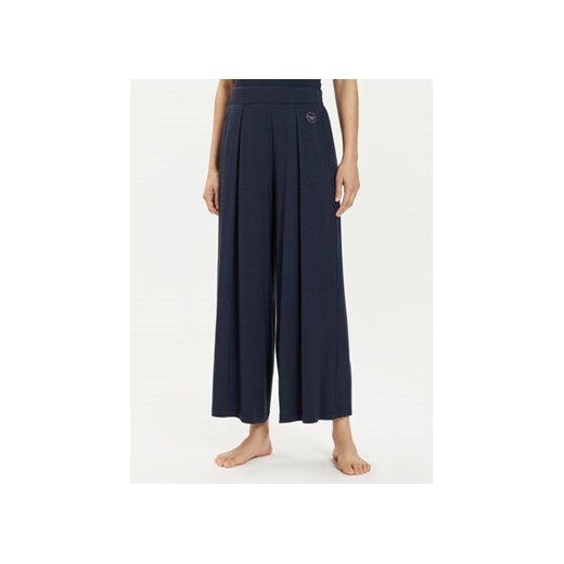 Emporio Armani Underwear Spodnie piżamowe 164850 4R224 00135 Granatowy Relaxed Fit ze sklepu MODIVO w kategorii Piżamy damskie - zdjęcie 172071611