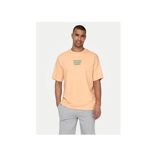 Only & Sons T-Shirt Kenny 22028736 Różowy Relaxed Fit ze sklepu MODIVO w kategorii T-shirty męskie - zdjęcie 172071713