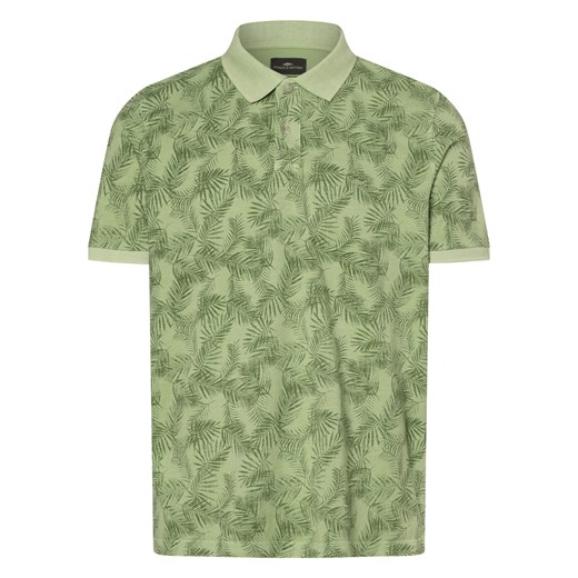 Fynch-Hatton Męska koszulka polo Mężczyźni Bawełna kiwi wzorzysty ze sklepu vangraaf w kategorii T-shirty męskie - zdjęcie 172072920