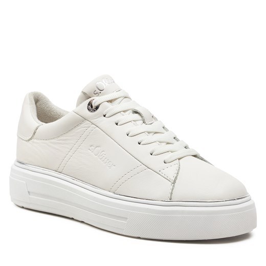 Sneakersy s.Oliver 5-23636-42 White Nappa 102 37 eobuwie.pl