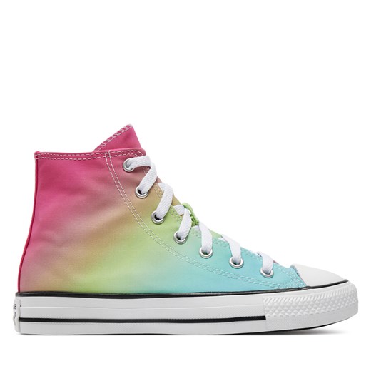 Trampki Converse Chuck Taylor All Star Bright Ombre A07337C Triple Cyan/Chaos Fuchsia ze sklepu eobuwie.pl w kategorii Trampki dziecięce - zdjęcie 172073091