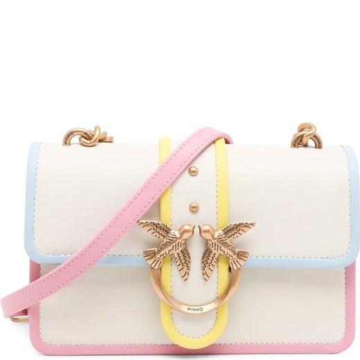 Pinko Skórzana torebka na ramię LOVE ONE MINI CL VITELLO SETA ze sklepu Gomez Fashion Store w kategorii Listonoszki - zdjęcie 172073283