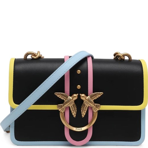 Pinko Skórzana torebka na ramię LOVE ONE MINI CL VITELLO SETA ze sklepu Gomez Fashion Store w kategorii Listonoszki - zdjęcie 172073284